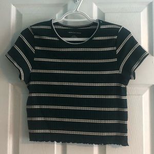 American Eagle Short Sleeve Crop Top
